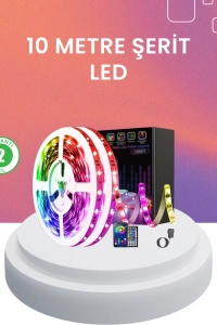 10 Metre Telefon Kontrollü Smart Şerit Led USB RGB Kumandalı