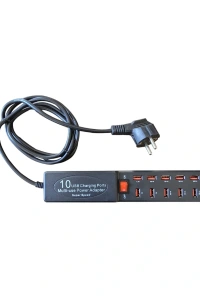 10 Portlu USB Şarj Adaptörü
