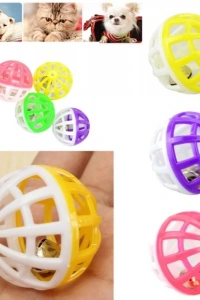 100 Adet Çıngıraklı Evcil Hayvan Oyun Topu