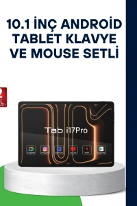 10.1 İnç Android Tablet Klavye ve Mouse Setli 5G Destekli
