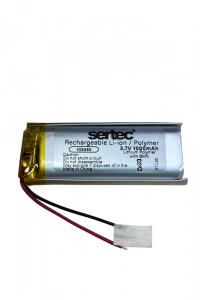 102050 3.7V 1000mAh Li-Polymer Pil (Devreli/1.5A)