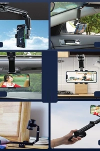 1080° Dönebilen Çok Fonksiyonlu Telefon Tutucu