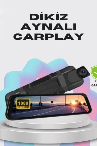 1080P Çift Kameralı Dokunmatik Dikiz Aynası G Sensörlü