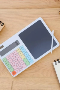 12 Haneli Hesap Makinesi - LCD Yazı Tahtalı - Dijital Kalemli