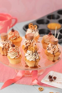 12li Muffin Kek Kalıbı - Metal - Siyah