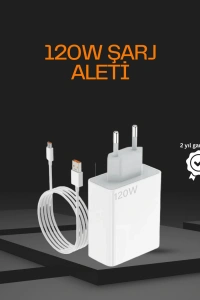 120 Watt Type C Şarj Başlığı Poco X3 X4 X5 Pro Uyumlu