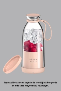 1200mAh Şarjlı, Hafif ve Pratik Taşınabilir Blender