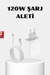 120W Type-C Hızlı Şarj Adaptörü – Akıllı Koruma ve Turbo Güç Desteği