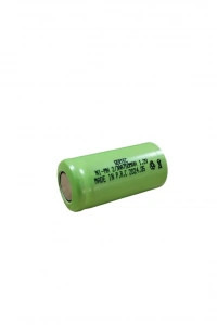 1.2V 750 Mah - 2/3AA - Ni-MH Şarjlı Pil - (Başsız / Flat Head)