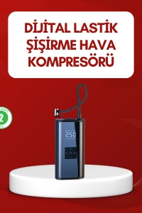 12V Uyumlu Çok İşlevli Akıllı Araç Lastik Pompası