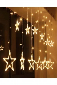 138 Ledli Yıldız Perde Işık 3 Metre