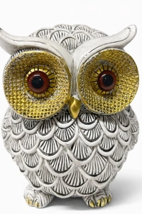 14x10 cm Polyester Baykuş Figürü