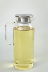 1500 ml Borosilikat Cam Su Sürahisi - Metal Kapaklı ve Isıya Dayanıklı