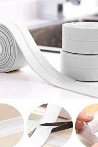 156 gr BEYAZ Su Sızdırmaz Lavabo Kenar Bandı (3.2m)