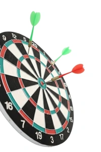 17 İnç Dart Tahtası Şık Tasarım Dayanıklı Yapı ve Dart Oku Hediyeli