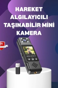 180° Dönebilen Lensli 1080P Mini Kamera