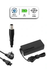 19.5V 4.62A 7.4 * 5.0mm 90W DELL İçin Laptop Adaptör