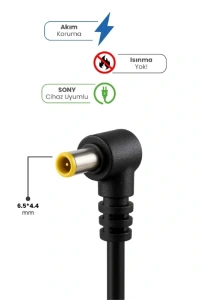 19.5V 4.7A 6.5 * 4.4mm 90W SONY İçin Laptop Adaptör