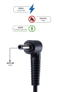 19V 3.42A 4.0 * 1.35mm 65W ASUS İçin Laptop Adaptör