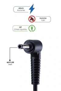 19V 4.74A 4.0 * 1.35mm 90W HP İçin Laptop Adaptör
