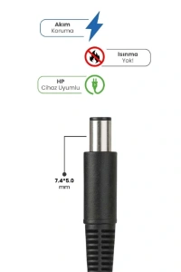 19V 4.74A 7.4 * 5.0mm 90W HP İçin Laptop Adaptör