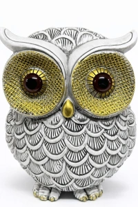 19x16 cm Polyester Baykuş Figürü