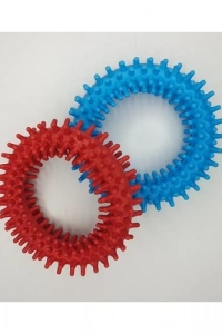 2 adet Evcil Hayvan Diş Temizleyici Oyuncak - Isırma Çember Seti
