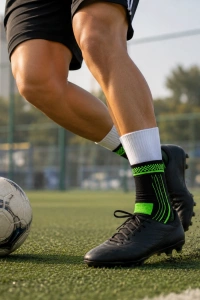 2 Adet Kompresyonlu Ayak Bileği Bandı Spor ve Günlük Kullanım İçin Konforlu