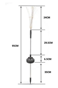 2 Adet Saçak Model Sensörlü Solar Bahçe Lambası