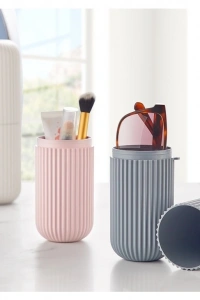 2 Adet Seyahat Kabı Çanta İçi Makyaj Kutusu