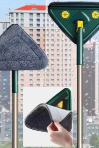 2 Bezli Üçgen Çek Çekli Mop Islak Mendil Uyumlu