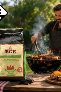 2 kg Mangal Kömürü - Çıra Hediyeli - Meşe Kömürü