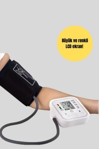 2 Kullanıcı Hafızalı USB Uyumlu Tansiyon Ölçer