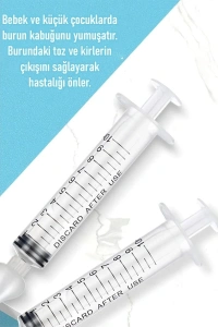 2li Bebek Burun Temizleme Şırıngası