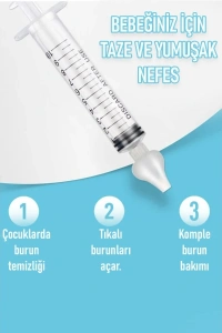 2li Bebek Burun Temizleme Şırıngası