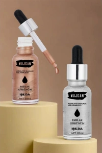 2li Damlalık Şişeli Likit Aydınlatıcı Highlighter Seti