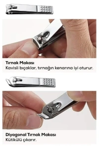 2li Profesyonel Tırnak Makası Seti
