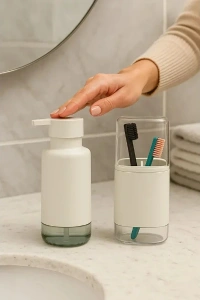 2li Sıvı Sabunluk Ve Diş Fırçalık Seti