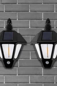 Solar Cob Led Sensörlü Duvar Lambası