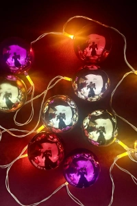 2 Metre 10 Led Pilli 2 Kademeli Parlak Top Led