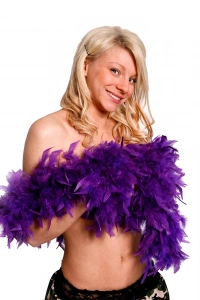 2 Metre Boa Tüy Otriş - Mor