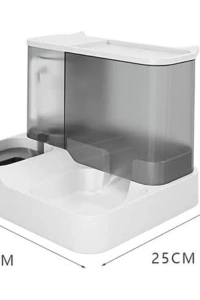 2si 1 Arada Otomatik Kedi Mama ve Su Kabı