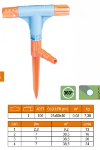 2 Yönlü & T Normal Sprink Fıskiye