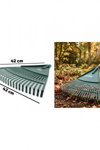 20 Dişli Yaprak Tırmığı - Plastik - 42 cm Genişlik