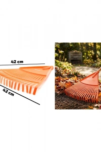 20 Dişli Yaprak Tırmığı - Plastik - 42 cm Genişlik