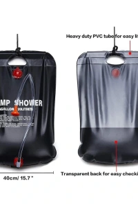 20 Litre Solar Isıtıcılı Kamp Duş Torbası