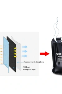 20 Litre Solar Isıtıcılı Kamp Duş Torbası