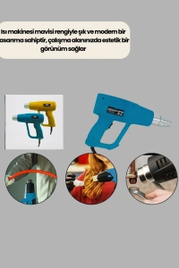 2000W Profesyonel 2 Kademeli Isı Tabancası Sıcak Hava Üfleme