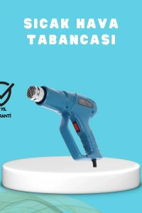 2000W Sıcak Hava Üfleme Tabancası Seramik Rezistanslı Profesyonel