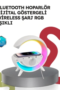 2025 Model 15W Kablosuz Şarjlı Renkli Atmosfer Lambası